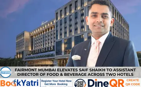 Saif Shaikh New Assistant Director of F&B For Fairmont Mumbai