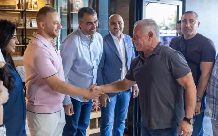 King Abdullah II Visits Jordanian Restaurant in Texas After World Cup Match