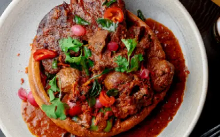 Reimagines Sunday Roast With Curried T-Bone in Giant Yorkshire