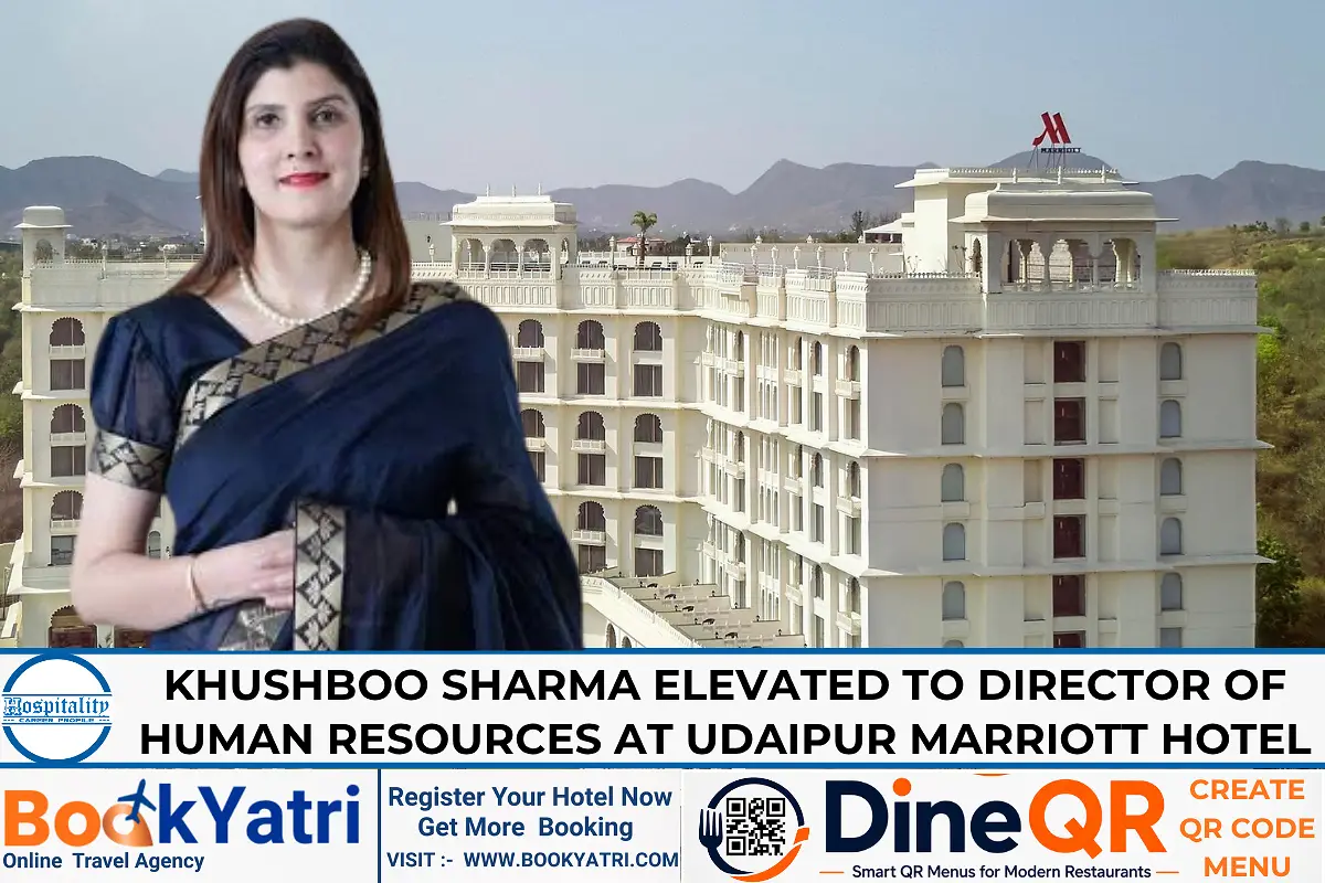 Khushboo Sharma Elevated to Director of HR at Udaipur Marriott Hotel