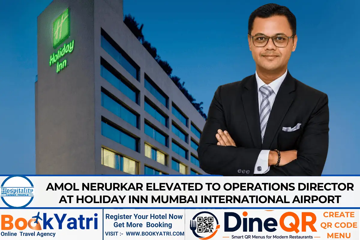 Amol Nerurkar Promoted to Director of Operations at Holiday Inn
