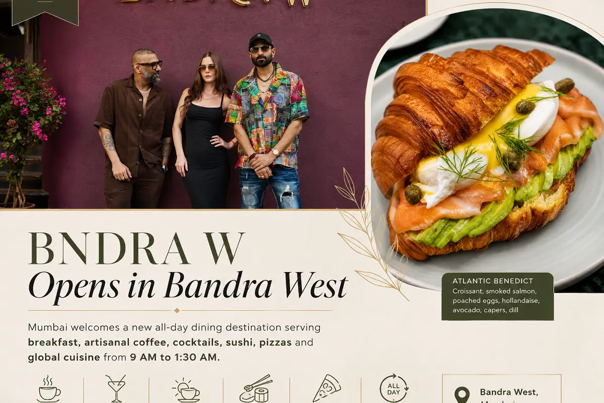 BNDRA W Opens in Bandra West as All-Day Dining Destination