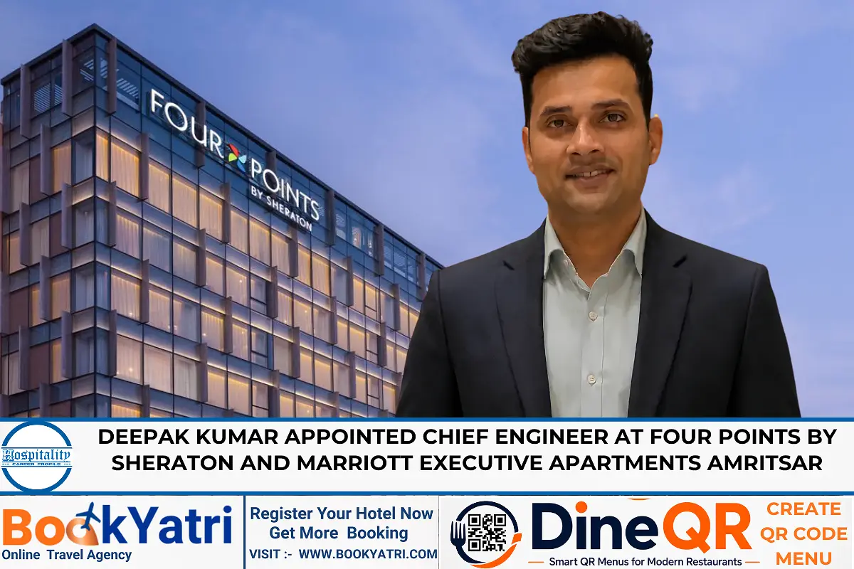 Deepak Kumar Appointed Chief Engineer at Four Points Sheraton Amritsar