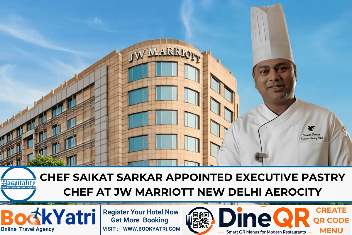 Chef Saikat Sarkar New Executive Pastry Chef at JW Marriott