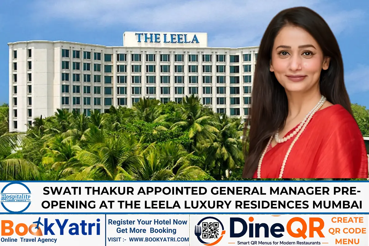 Swati Thakur New General Manager (Pre-Opening) at The Leela Palaces Mumbai