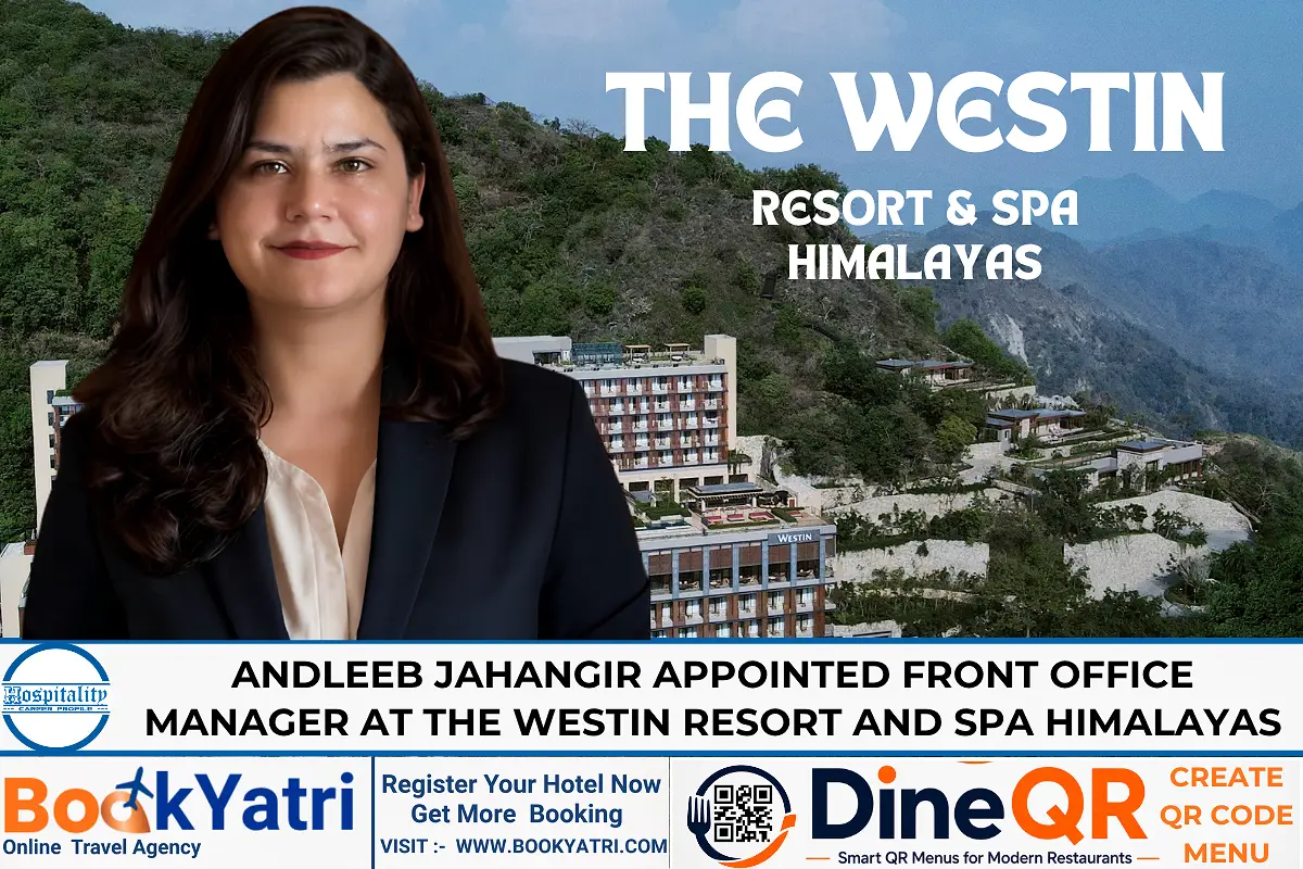Andleeb Jahangir Appointed FOM at The Westin Himalayas