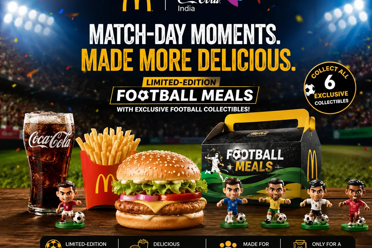 McDonald’s India and Coca-Cola Launch Limited-Edition Football Meals with Exclusive Collectibles