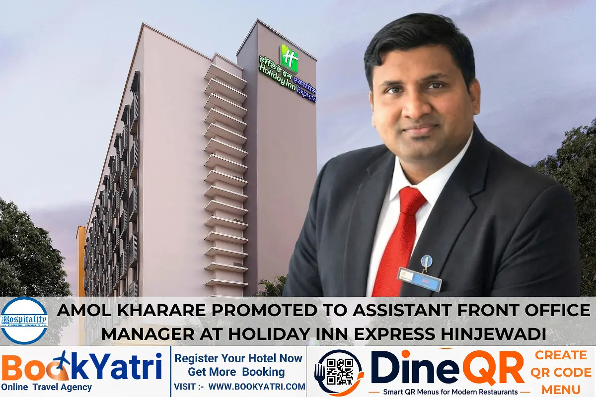 Amol Kharare Promoted to Assistant Front Office Manager at Holiday Inn Express Hinjewadi