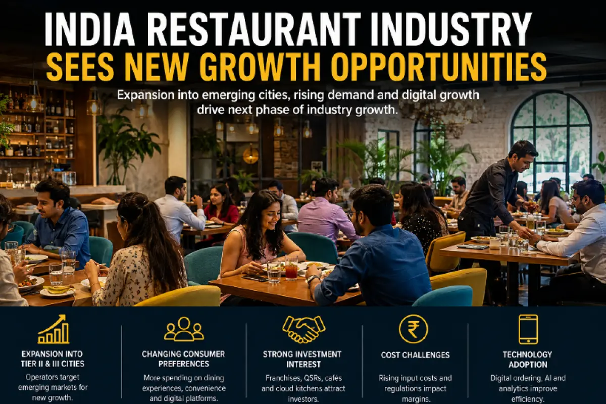 India Restaurant Industry Sees New Growth Opportunities