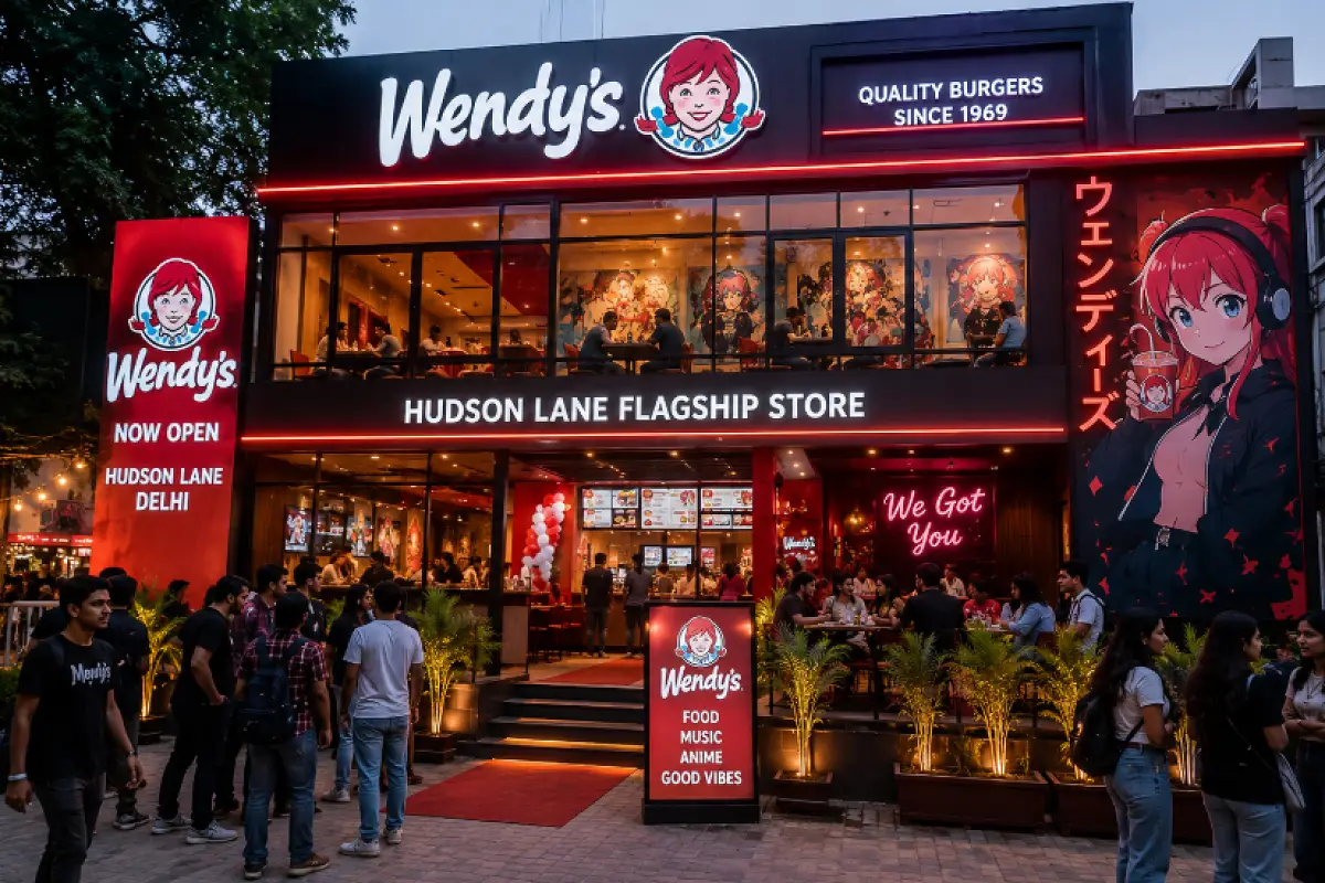 Wendy's India Launches Flagship Store in Delhi's Hudson Lane