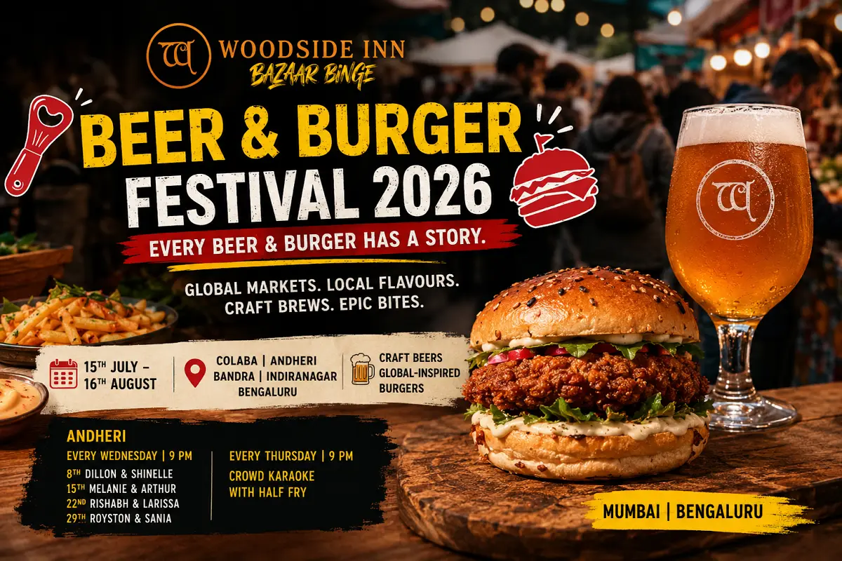 Woodside Inn Launches Bazaar Binge Beer & Burger Festival