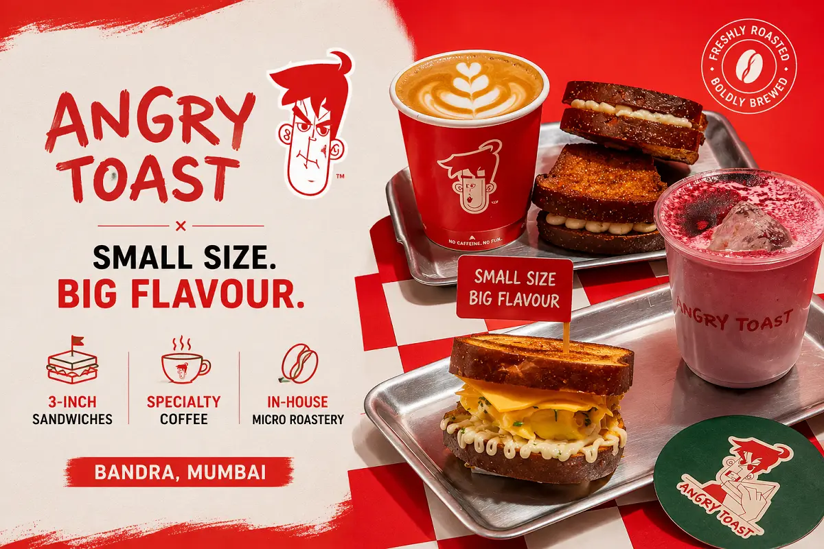 Angry Toast Opens in Bandra With Mini Sandwiches and Micro Roastery
