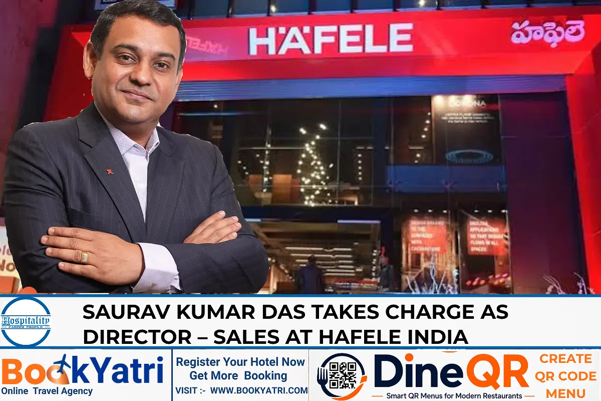 Hafele India Names Saurav Kumar Das Director of Sales