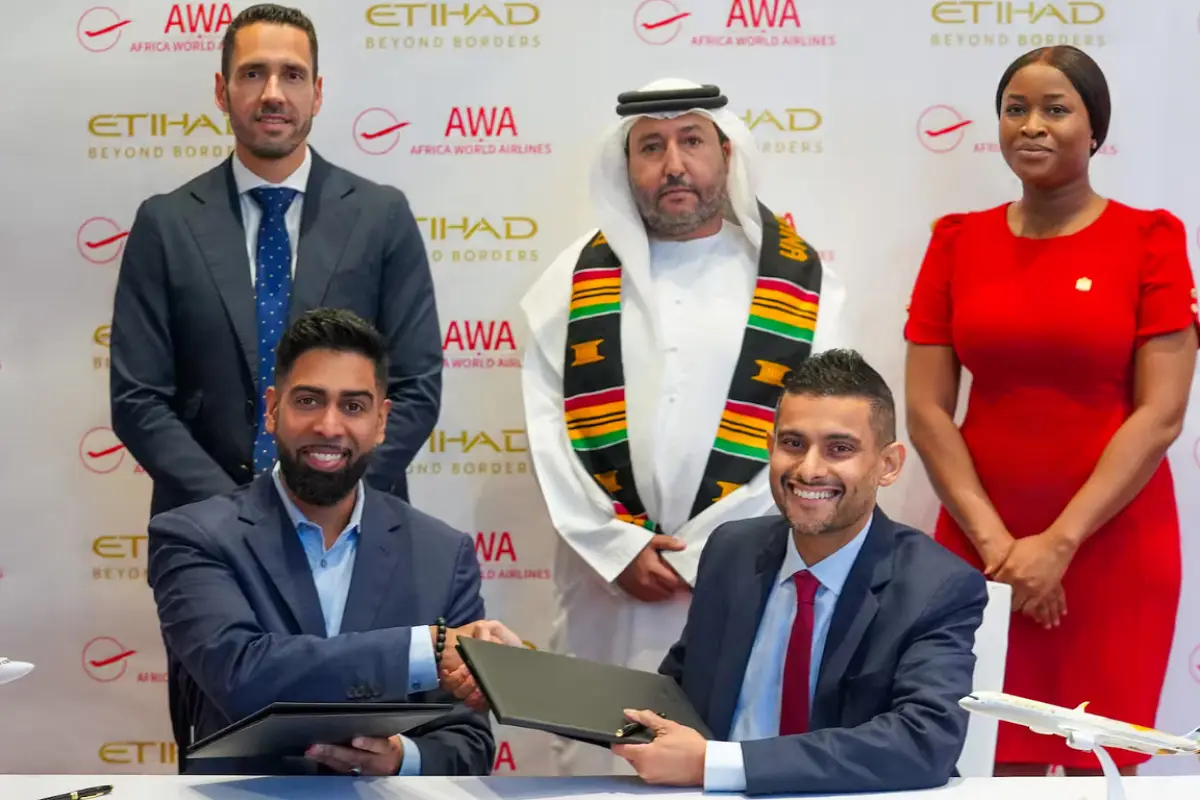 Etihad, Africa World Airlines Sign Accra Partnership