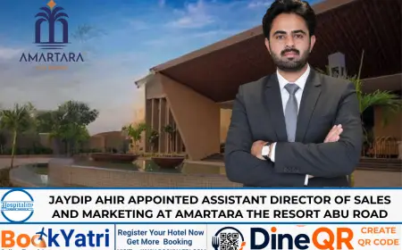 Jaydip Ahir Appointed Assistant DOSM at Amartara The Resort