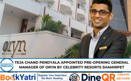 Teja Chand Pendyala Appointed Pre-Opening GM of Oryn Resorts