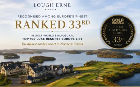 Lough Erne Resort Ranked Northern Ireland’s Top Luxe Golf Resort in Europe
