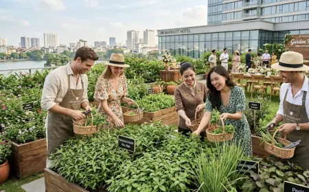 Garden Party Package Blooms at Four JW Marriott Vietnam Hotels