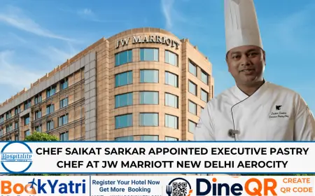 Chef Saikat Sarkar New Executive Pastry Chef at JW Marriott