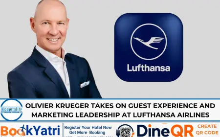 Olivier Krueger Takes on Guest Experience and Marketing role at Lufthansa Airlines
