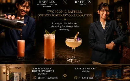 Raffles Grand Hotel d’Angkor and Raffles Makati Launch Exclusive Cross-Country Bar Takeover Series