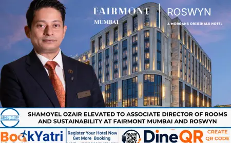 Shamoyel Ozair Elevated to Associate Director of Rooms and Sustainability at Fairmont Mumbai