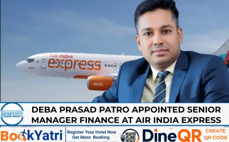 Deba Prasad Patro Appointed Senior Manager Finance at Air India Express