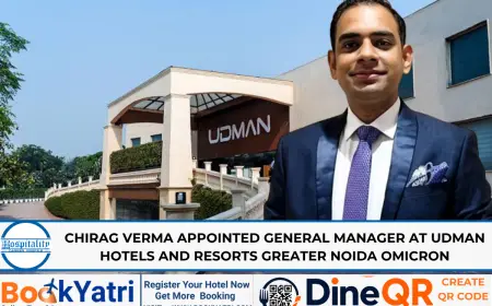 Udman Hotels Greater Noida Names Chirag Verma General Manager