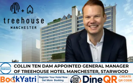 Collin Ten Dam Appointed General Manager of Treehouse Hotel Manchester