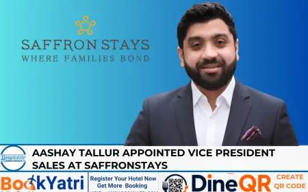 Aashay Tallur Appointed Vice President Sales at SaffronStays