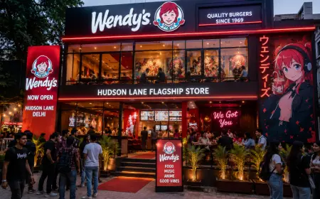 Wendy's India Launches Flagship Store in Delhi's Hudson Lane