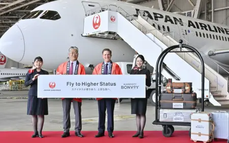 Marriott Bonvoy and Japan Airlines Launch Reciprocal Elite Partnership