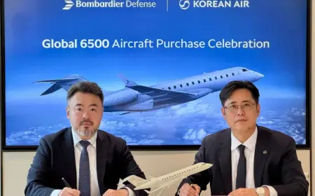 South Korea Upgrades Special Mission Fleet With Global 6500 Jets