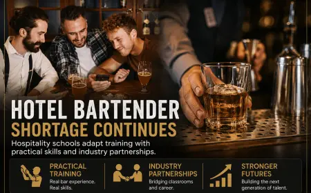 Hotels Face Bartender Shortage as Hospitality Schools Rethink Training