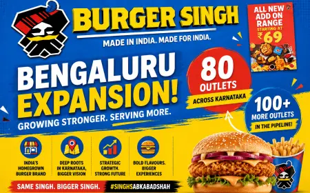 Burger Singh Expands Bengaluru Footprint With 80 Outlet Plan