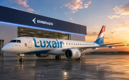 Luxair Adds Embraer E190-E2 and Boeing 737-10 to Fleet