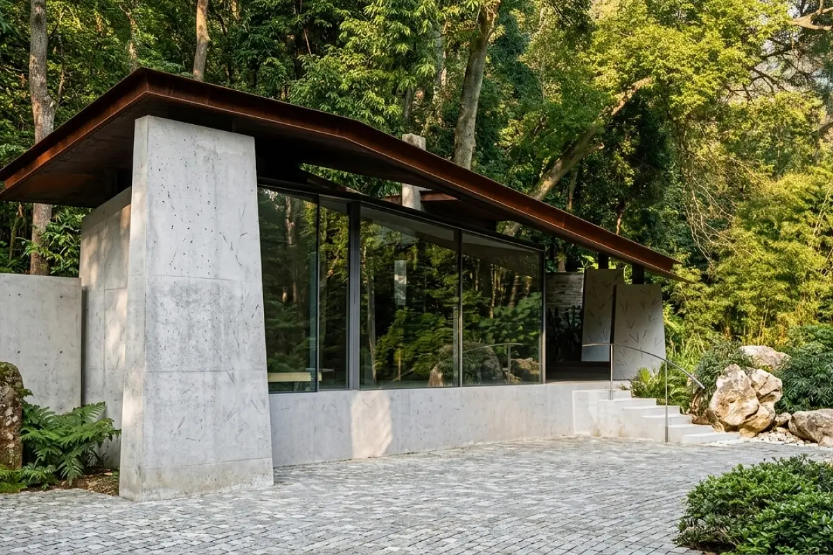 Stream Restaurant Yangshuo: Atelier Guo's Stunning Concrete Retreat