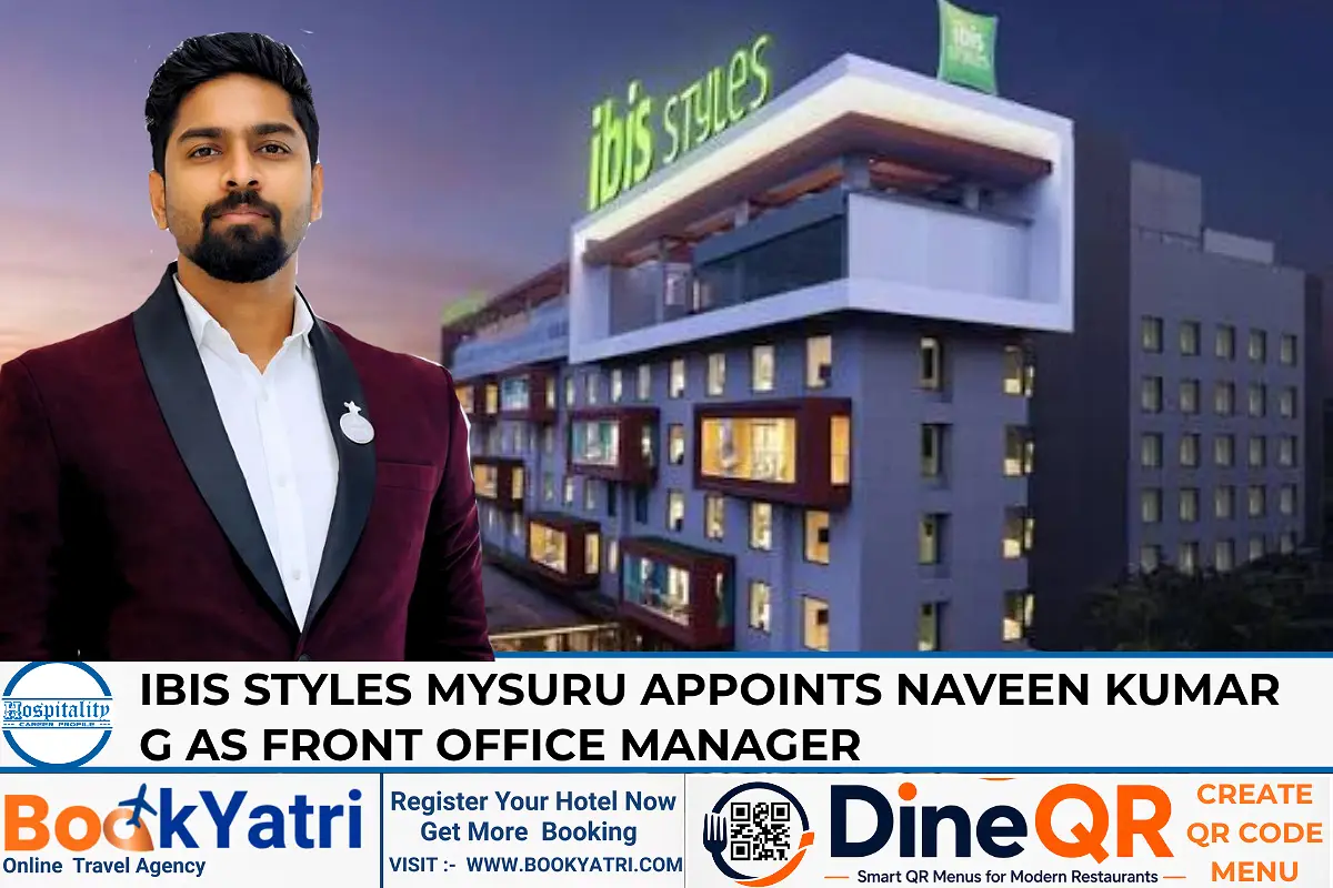 ibis Styles Mysuru Appoints Naveen Kumar G as Front Office Manager