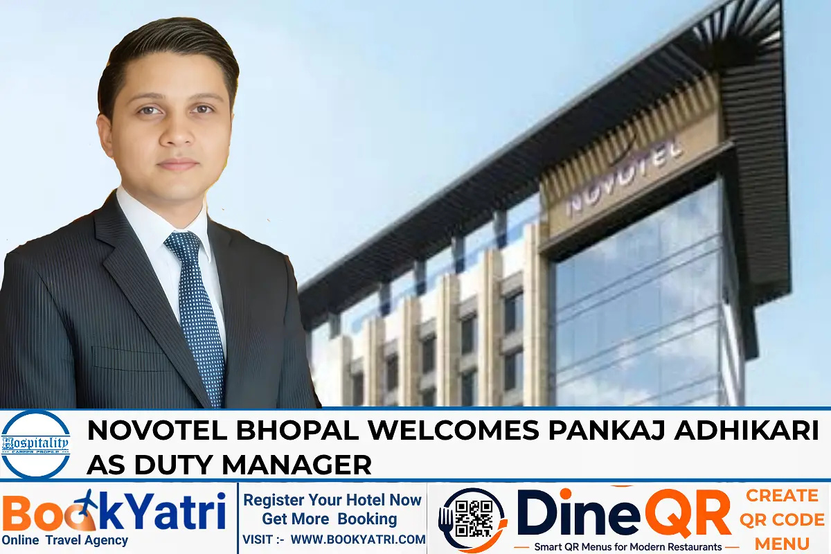 Novotel Bhopal Welcomes Pankaj Adhikari as Duty Manager