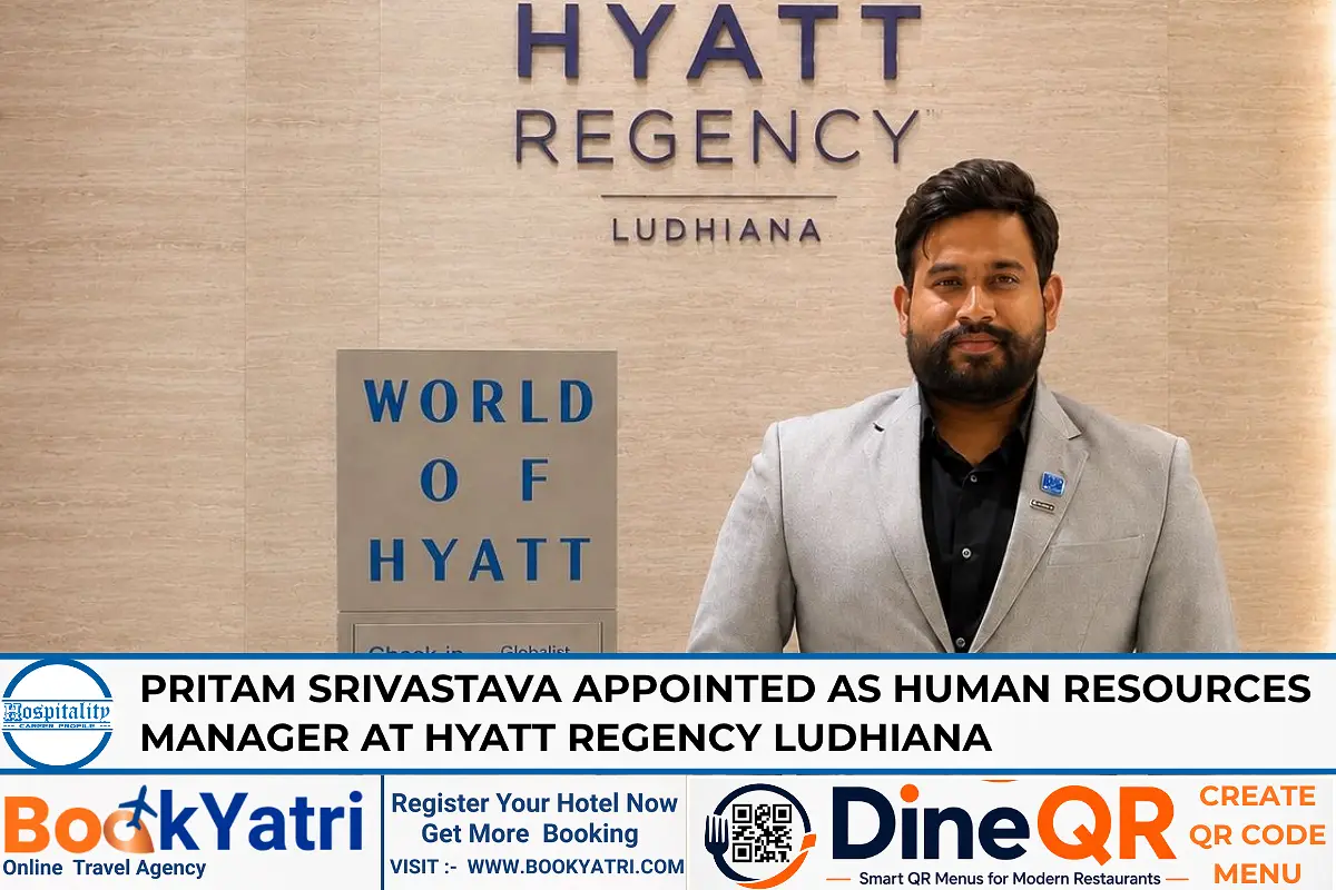 Pritam Srivastava Appointed as Human Resources Manager at Hyatt Regency Ludhiana