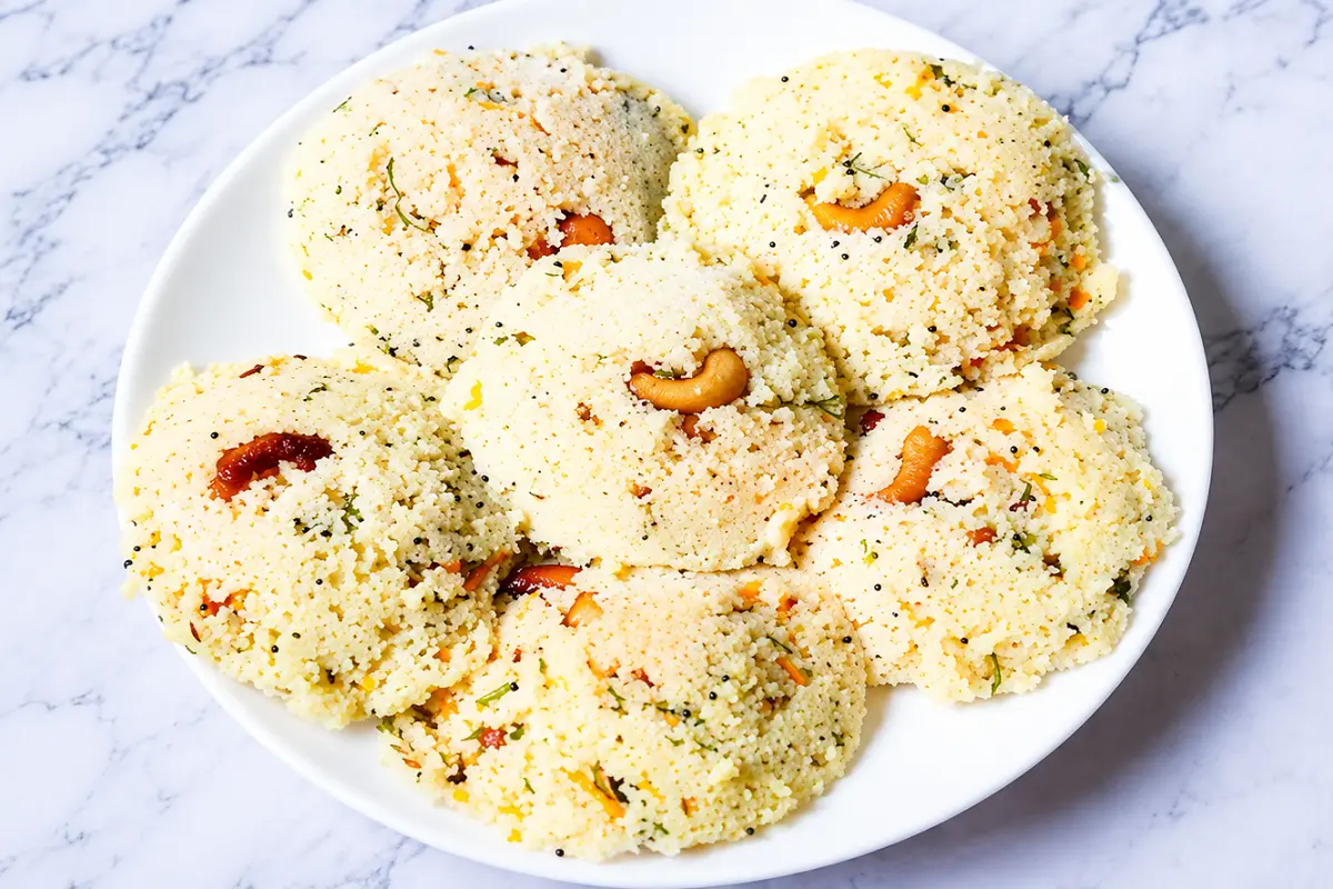 How to Make Rava Idli (Stepwise)