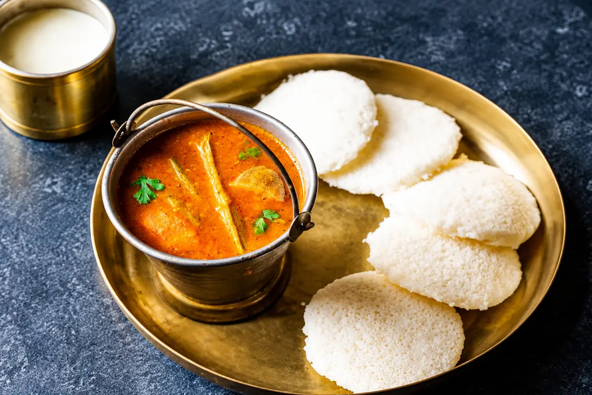 Idli Sambar Recipe 15-minute fast (Tiffin Sambar)