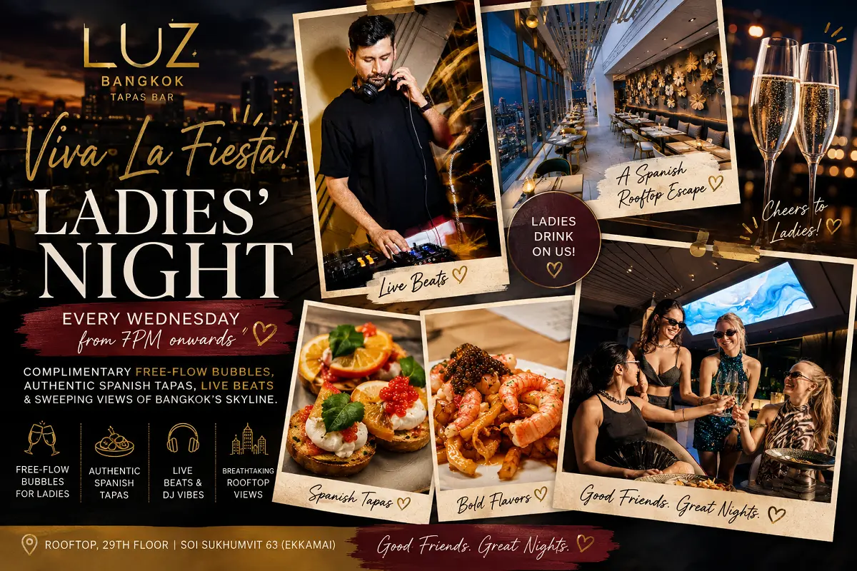 LUZ Bangkok Launches Viva La Fiesta Ladies’ Night