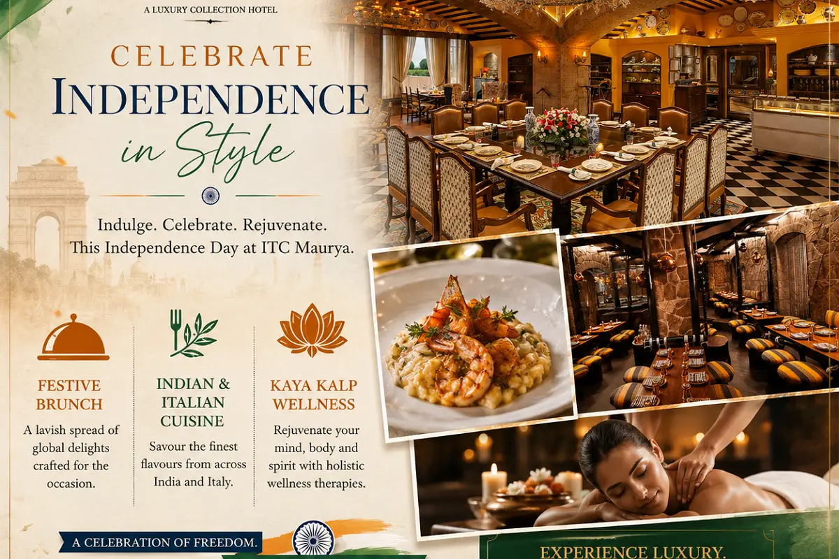 ITC Maurya Unveils Independence Day Weekend Experiences