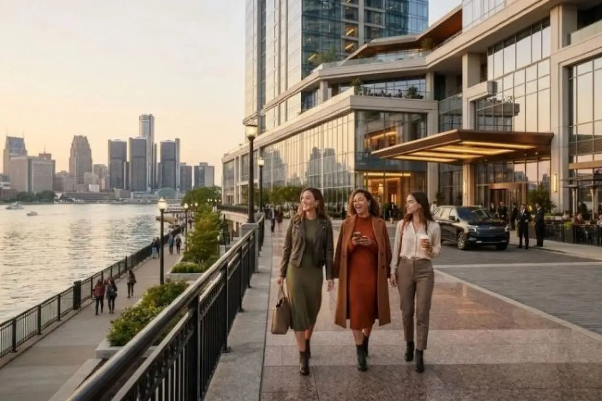 JW Marriott Detroit Water Square: Riverfront Opens 2027