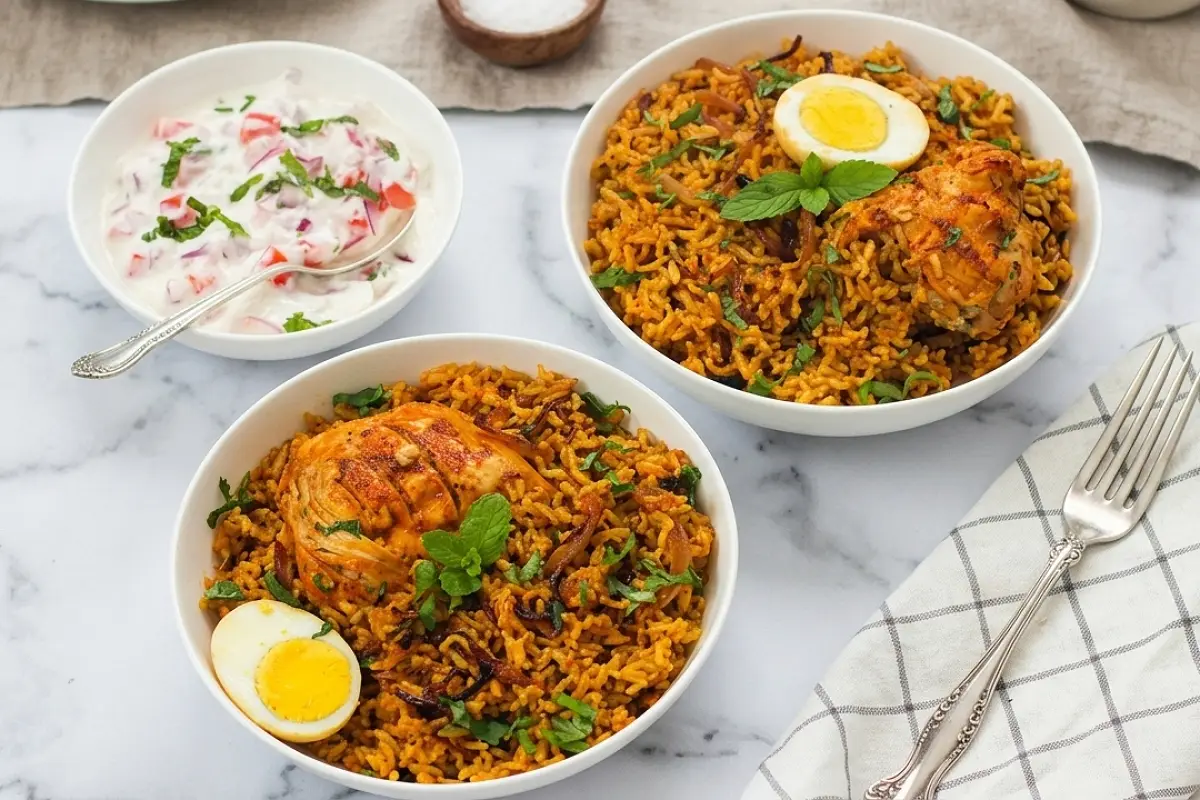 Instant Pot Brown Rice Chicken Biryani