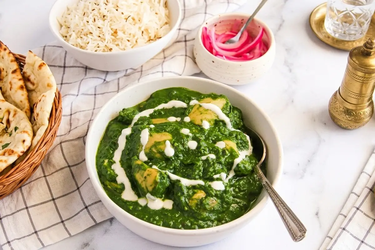 Saag Chicken {Classic Spinach and Chicken Curry}