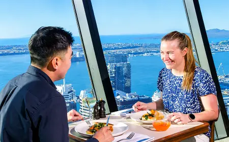 Orbit 360° Dining Auckland Reopens With New Menu