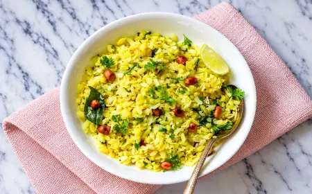 Poha Recipe (Savory Flattened Rice)