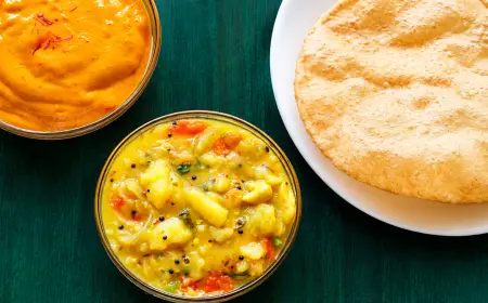 Poori Masala | Puri Curry (Hotel Style)